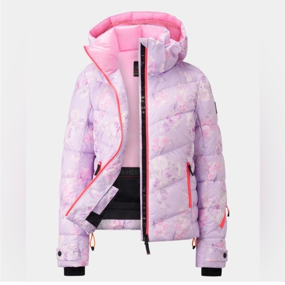 LoveShackFancy Nessa Ski Jacket Pants Set XS 2 4 6 💜🩷 - Picture 12 of 16